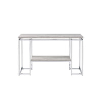 Chafik - Accent Table - Natural Oak & Chrome - Tony's Home Furnishings