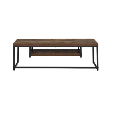 Bob - TV Stand - Weathered Oak & Black - Tony's Home Furnishings