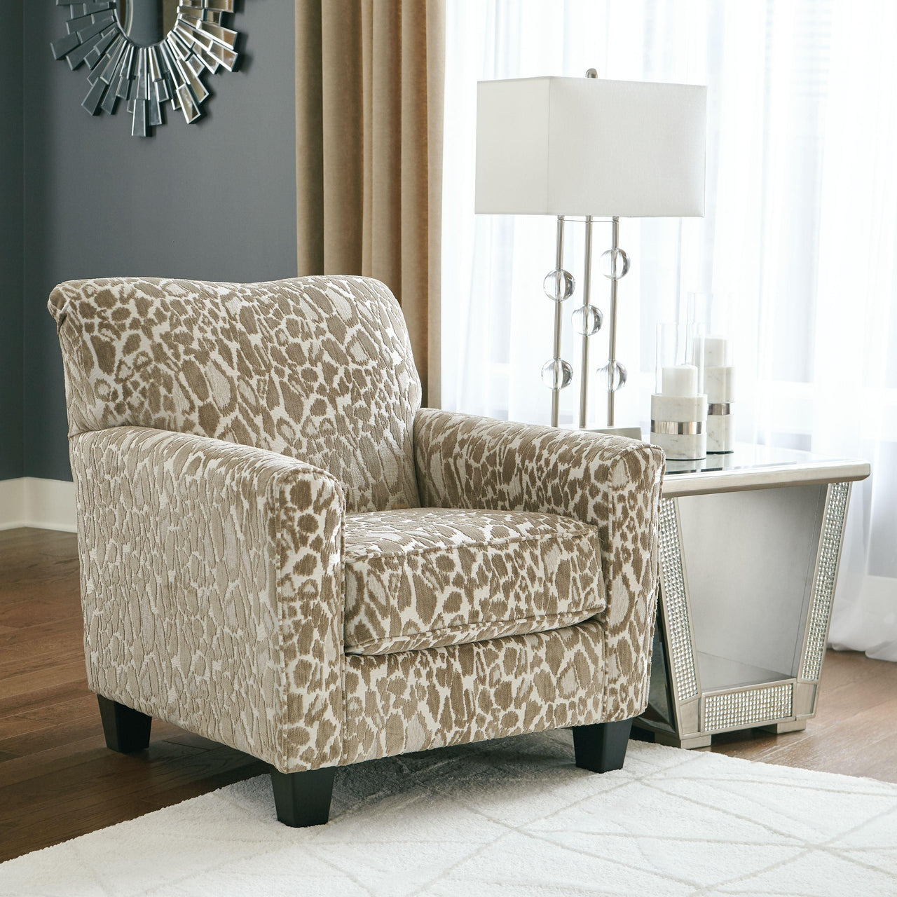Dovemont - Putty - Accent Chair Tony's Home Furnishings Furniture. Beds. Dressers. Sofas.