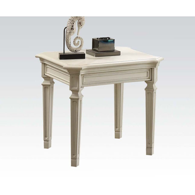 Florissa - End Table - Antique White - Tony's Home Furnishings