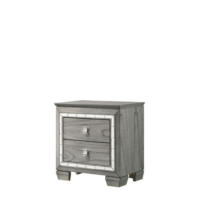 Antares - Nightstand - Light Gray Oak - Tony's Home Furnishings