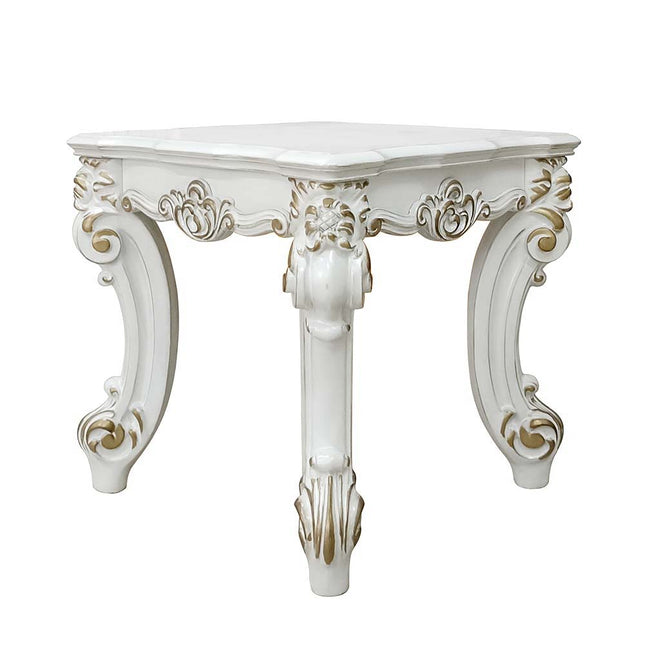 Vendom II - End Table - Antique Pearl Finish - Tony's Home Furnishings