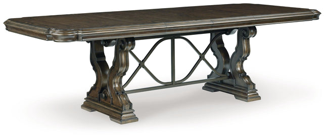 Maylee - Dark Brown - Dining Extension Table - Tony's Home Furnishings