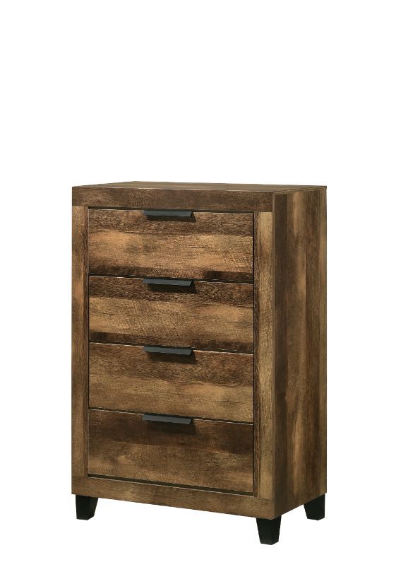 Morales - Chest - Rustic Oak Finish - Tony's Home Furnishings