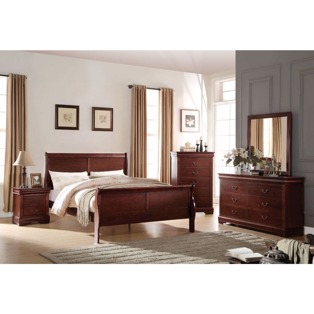 Louis Philippe - Bed (FB 29"H) - Tony's Home Furnishings