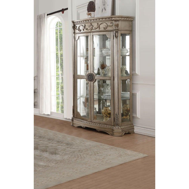 Northville - Curio - Antique Silver - Tony's Home Furnishings