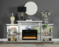 Thumbnail for Noralie - Fireplace - Mirrored & Faux Diamonds - Tony's Home Furnishings