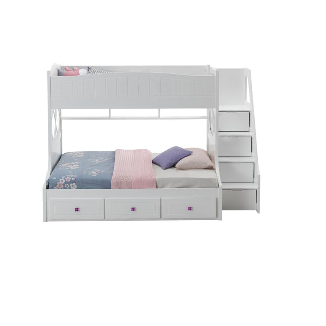 Meyer - Twin Over Full Bunk Bed - White - Tony's Home Furnishings