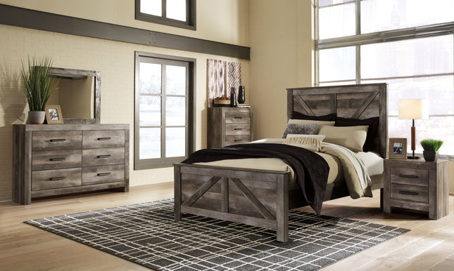 Wynnlow - Crossbuck Panel Bedroom Set - Tony's Home Furnishings