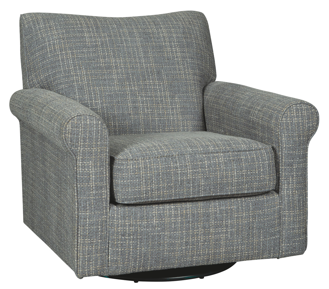 Renley - Ash - Swivel Glider Accent Chair - Tony's Home Furnishings