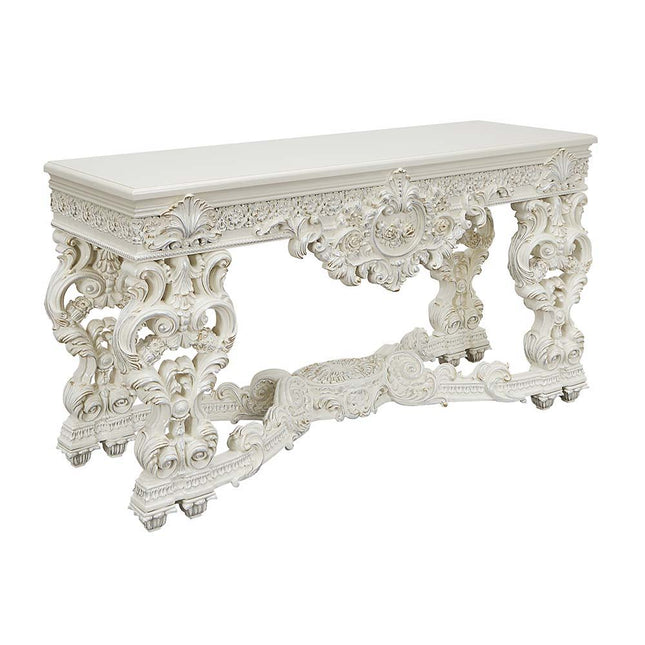 Adara - Sofa Table - Antique White Finish - Tony's Home Furnishings