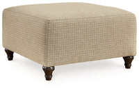 Thumbnail for Valerani - Sandstone - Oversized Accent Ottoman Tony's Home Furnishings Furniture. Beds. Dressers. Sofas.