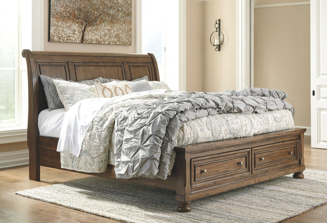 Flynnter - Storage Sleigh Bed - Tony's Home Furnishings