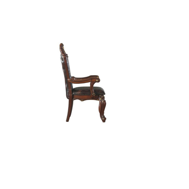 Picardy - Chair (Set of 2) - Cherry Oak & PU - Tony's Home Furnishings