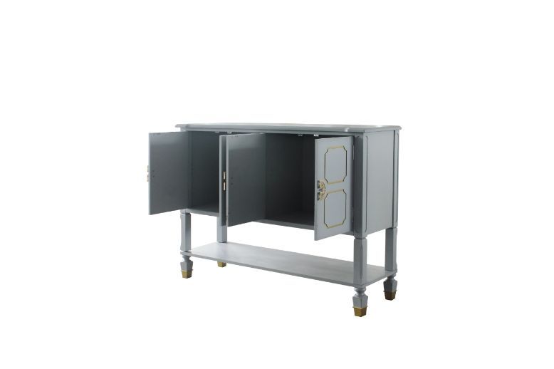 House - Marchese Server - Pearl Gray Finish - Tony's Home Furnishings
