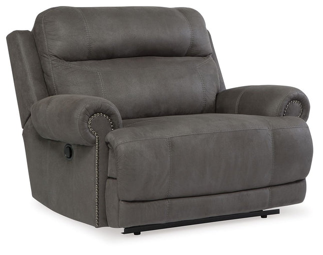 Austere - Gray - Zero Wall Recliner Ashley Furniture 