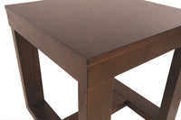 Thumbnail for Watson - Dark Brown - Square End Table - Tony's Home Furnishings