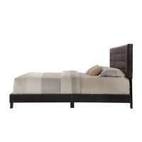 Masate - Queen Bed - Espresso PU - Tony's Home Furnishings