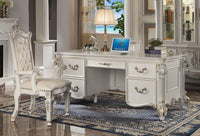 Thumbnail for Vendome - Executive Writing Desk - Antique Pearl Finish - Tony's Home Furnishings