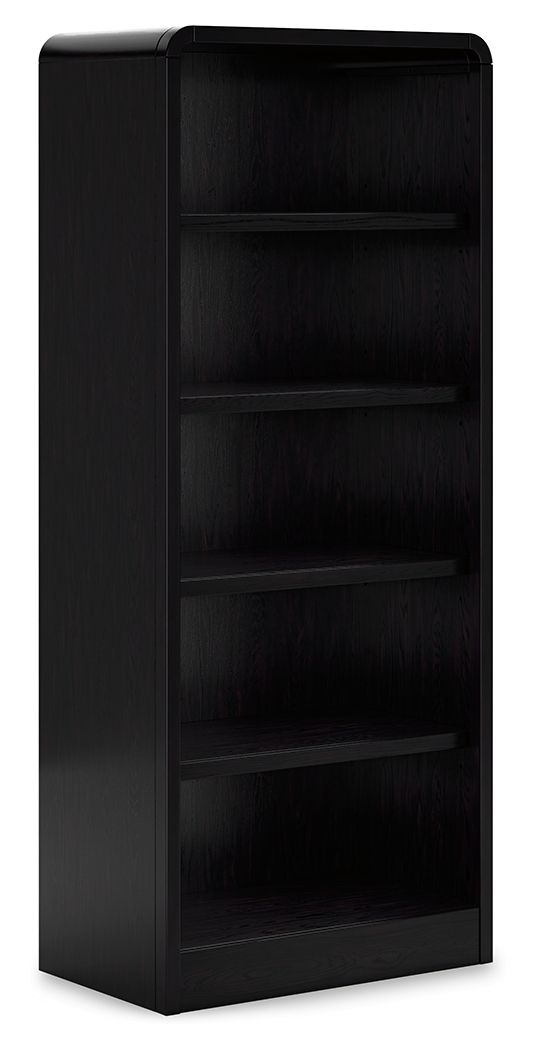 Rowanbeck - Black - Large Bookcase - Tony's Home Furnishings