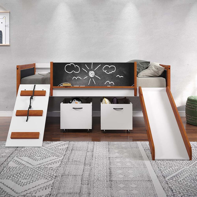 Aurea - Storage - Cherry Oak & White Finish - Tony's Home Furnishings