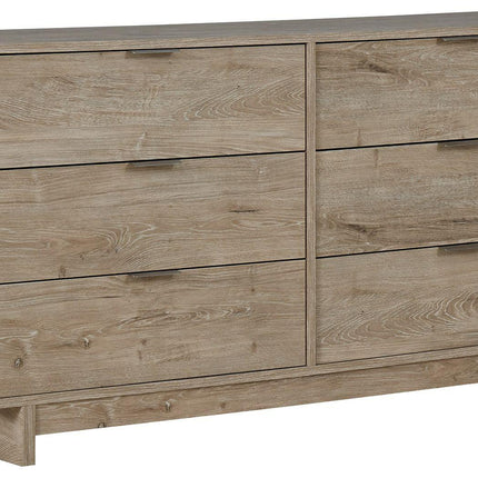 Oliah - Beige - Six Drawer Dresser - 31'' Height Signature Design by Ashley® 