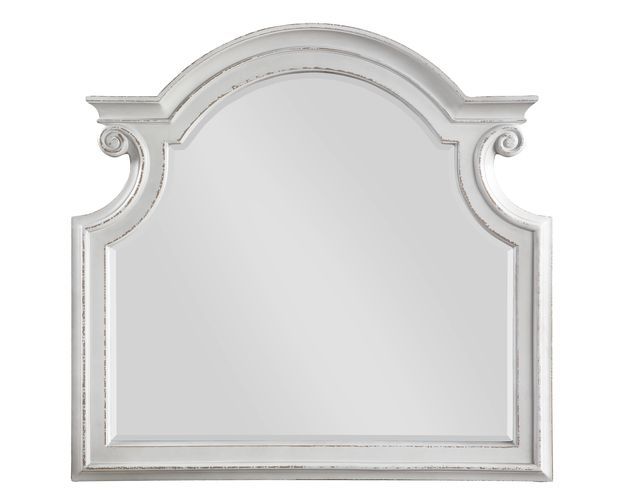 Florian - Mirror - Antique White - Tony's Home Furnishings