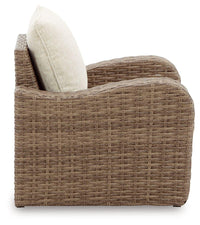 Thumbnail for Sandy Bloom - Beige - Lounge Chair W/Cushion Tony's Home Furnishings Furniture. Beds. Dressers. Sofas.