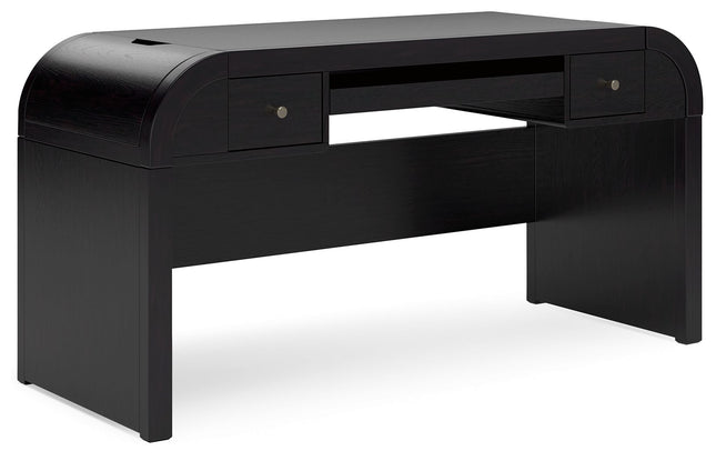 Rowanbeck - Black - Home Office Desk - Tony's Home Furnishings