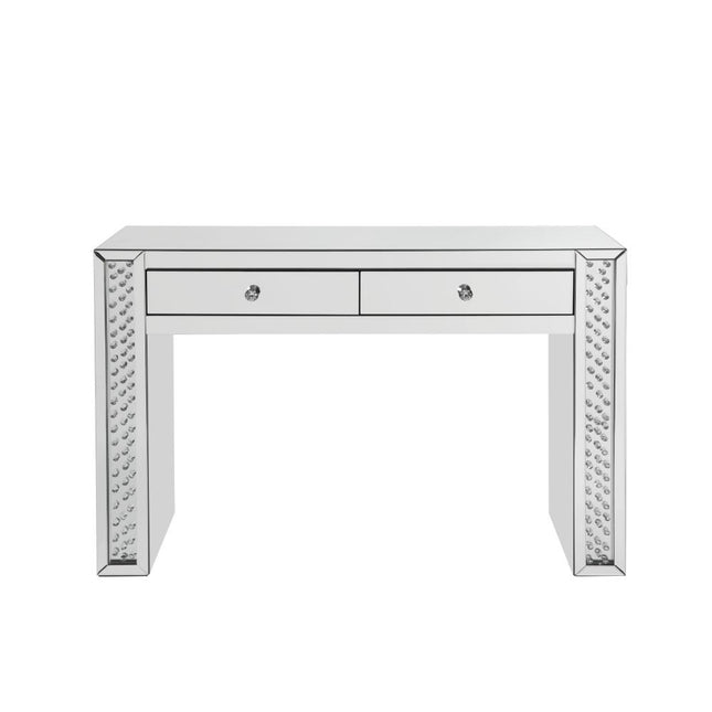 Nysa - Vanity Desk - Mirrored & Faux Crystals - Tony's Home Furnishings