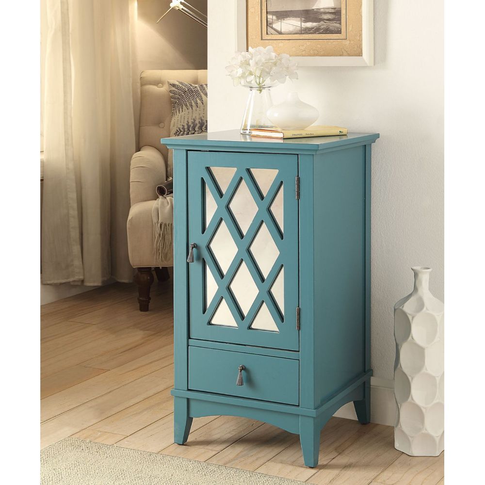 Ceara - Accent Table - Teal - Tony's Home Furnishings