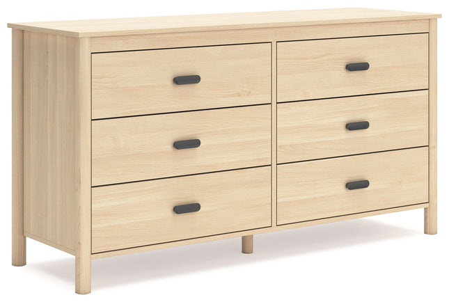 Cabinella - Tan - Six Drawer Dresser - Tony's Home Furnishings