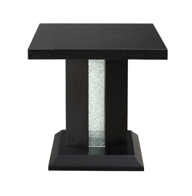 Bernice - End Table - Black & Led - Tony's Home Furnishings