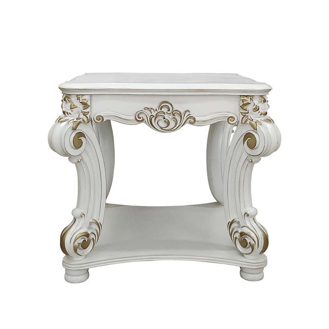 Vendom - End Table - Antique Pearl Finish - Tony's Home Furnishings