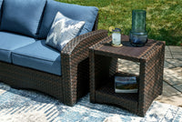 Thumbnail for Windglow - Brown - Square End Table - Tony's Home Furnishings