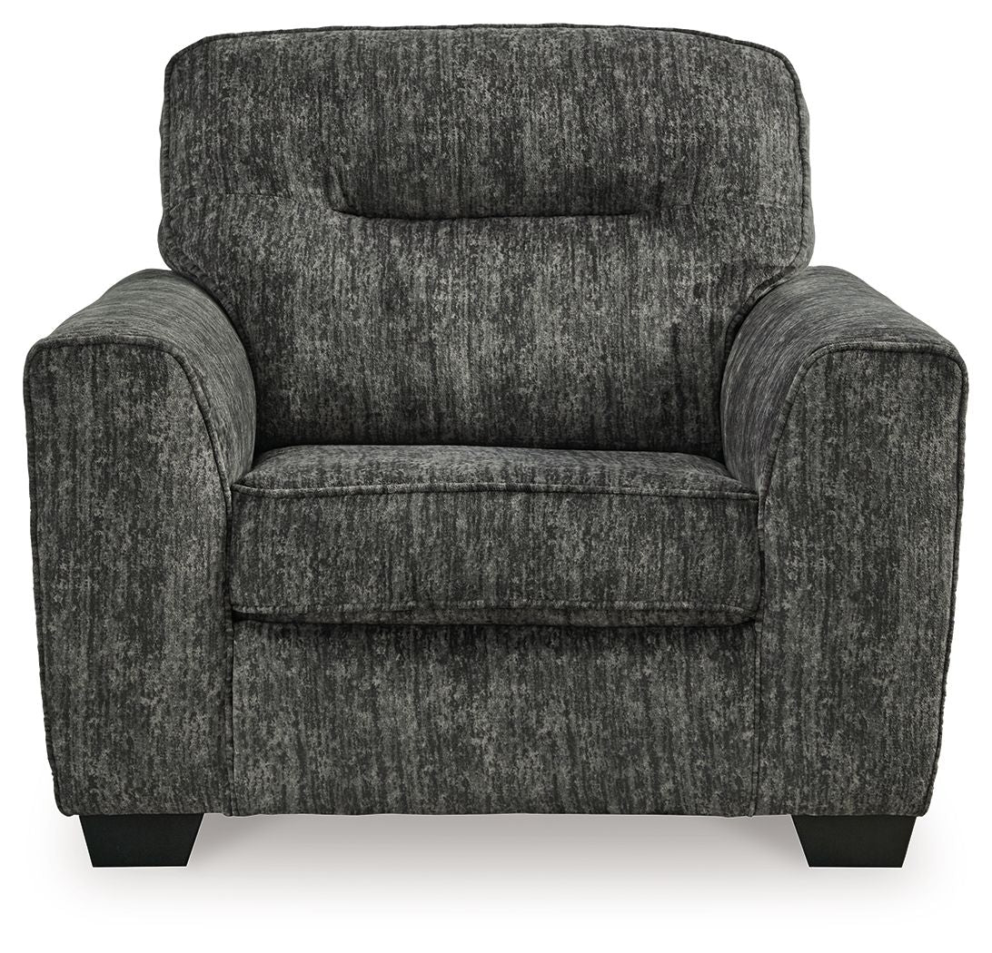 Lonoke - Gunmetal - Chair And A Half Tony's Home Furnishings Furniture. Beds. Dressers. Sofas.