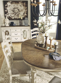 Thumbnail for Realyn - Oval Dining Table Set - Tony's Home Furnishings
