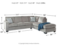 Thumbnail for Altari - Sleeper Sectional - Tony's Home Furnishings