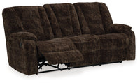 Thumbnail for Soundwave - Reclining Sofa W/Drop Down Table - Tony's Home Furnishings