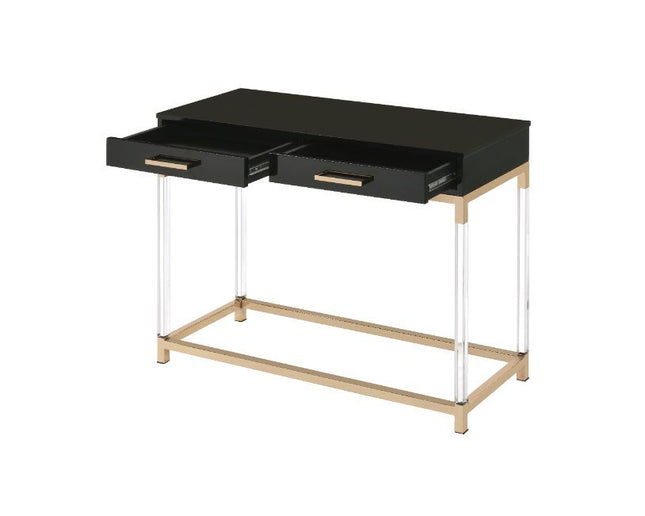 Adiel - Accent Table - Black & Gold Finish - Tony's Home Furnishings