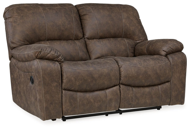 Kilmartin - Chocolate - Reclining Loveseat Signature Design by Ashley® 