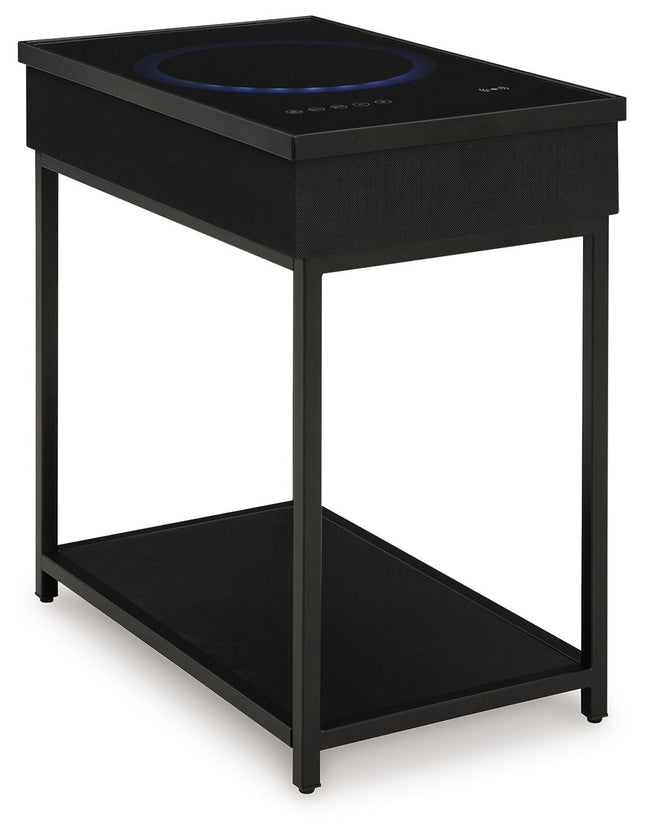 Gemmet - Black - Accent Table - Tony's Home Furnishings