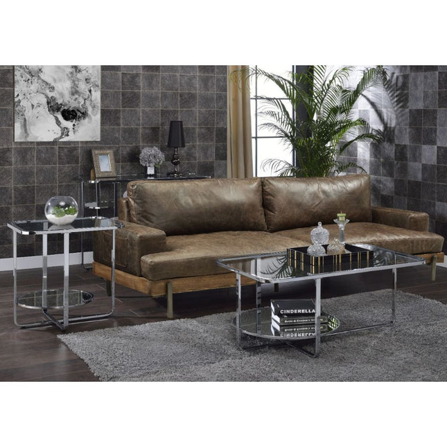 Hollo - Coffee Table - Chrome & Glass - Tony's Home Furnishings