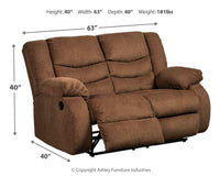 Thumbnail for Tulen - Reclining Loveseat Tony's Home Furnishings Furniture. Beds. Dressers. Sofas.