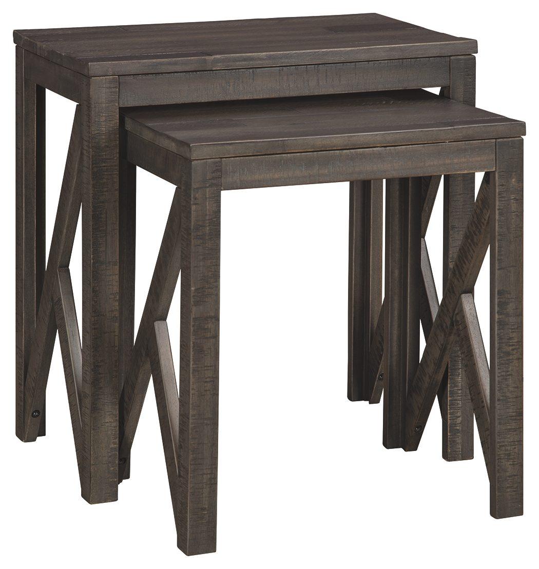 Emerdale - Gray - Accent Table Set (Set of 2) Tony's Home Furnishings Furniture. Beds. Dressers. Sofas.