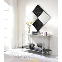 Angwin - Wall Mirror - Mirrored & Faux Marble - Tony's Home Furnishings