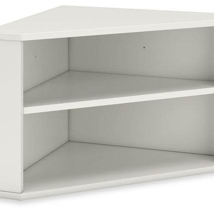 Grannen - White - Home Office Corner Bookcase Signature Design by Ashley® 