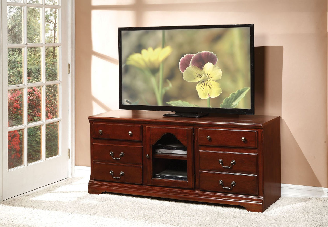 Hercules - TV Stand - Cherry - Tony's Home Furnishings