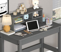 Thumbnail for Logan - Writing Desk - Gray Finish - Tony's Home Furnishings