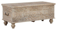 Thumbnail for Fossil - Beige - Storage Bench Tony's Home Furnishings Furniture. Beds. Dressers. Sofas.